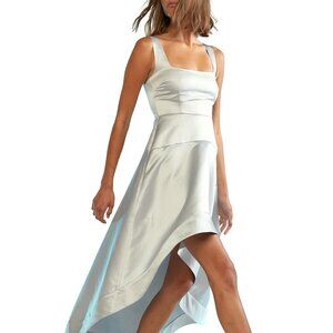 Cynthia Rowley Satin Hi-Lo Dress - NWT